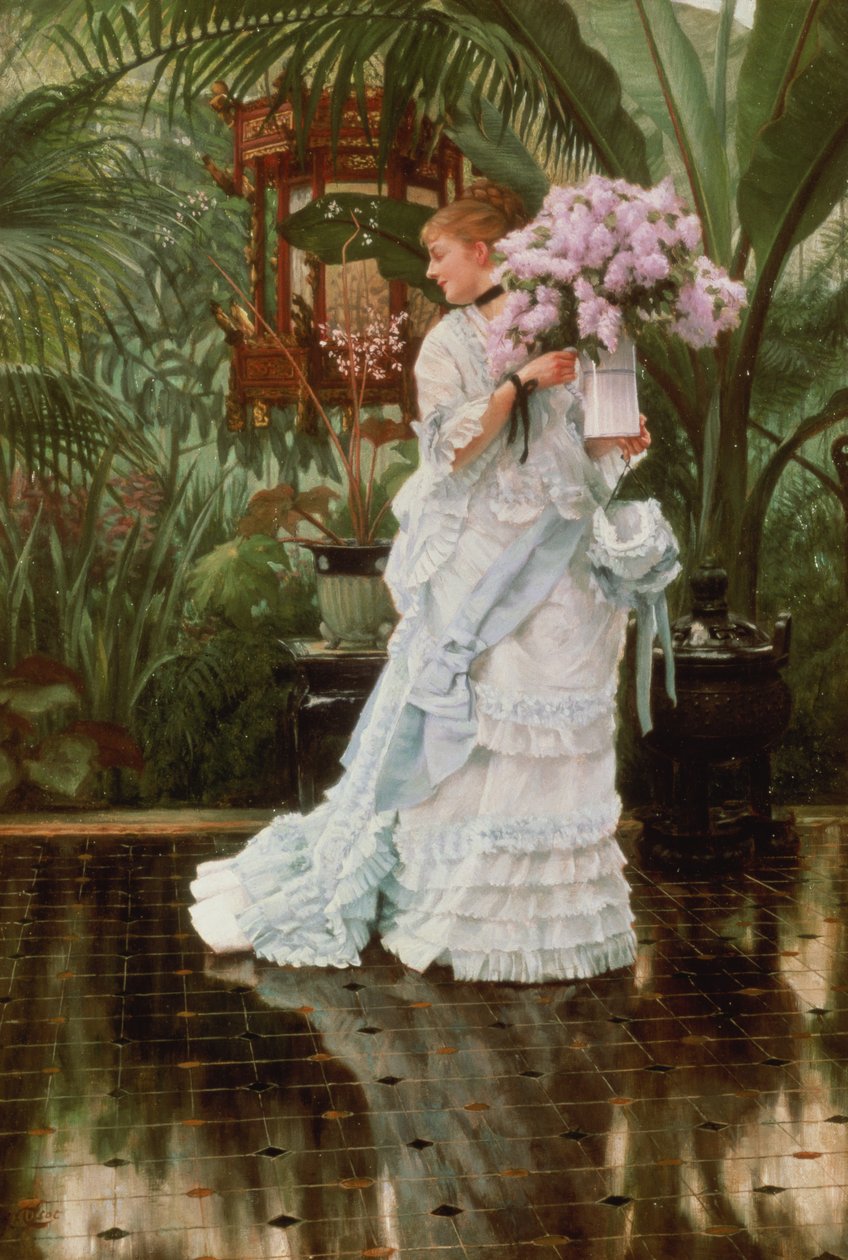 Lilojen nippu, 1875 tekijältä James Jacques Joseph Tissot