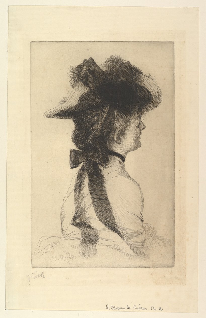 Rubensin hattu, 1875. tekijältä James Jacques Joseph Tissot
