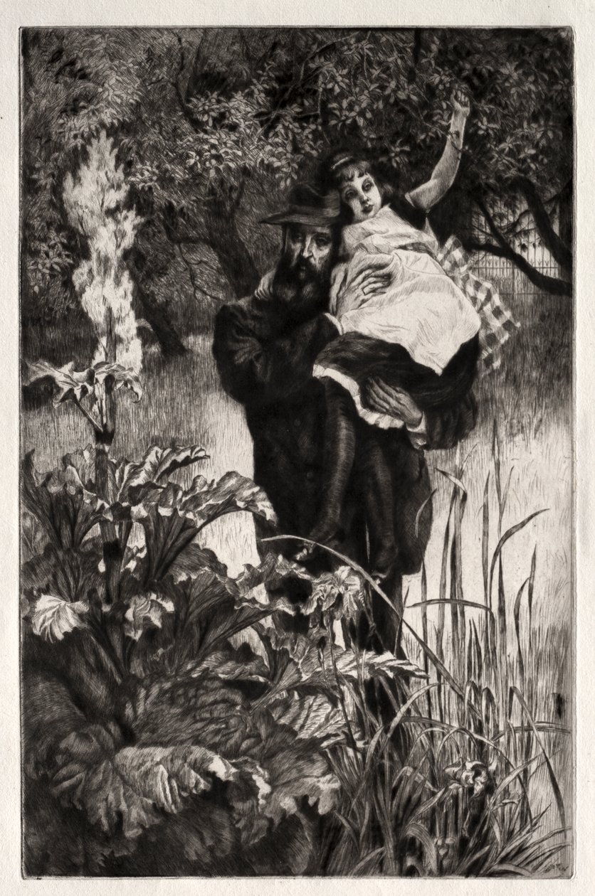 Leskimies (etsaus ja kuivaneula) tekijältä James Jacques Joseph Tissot