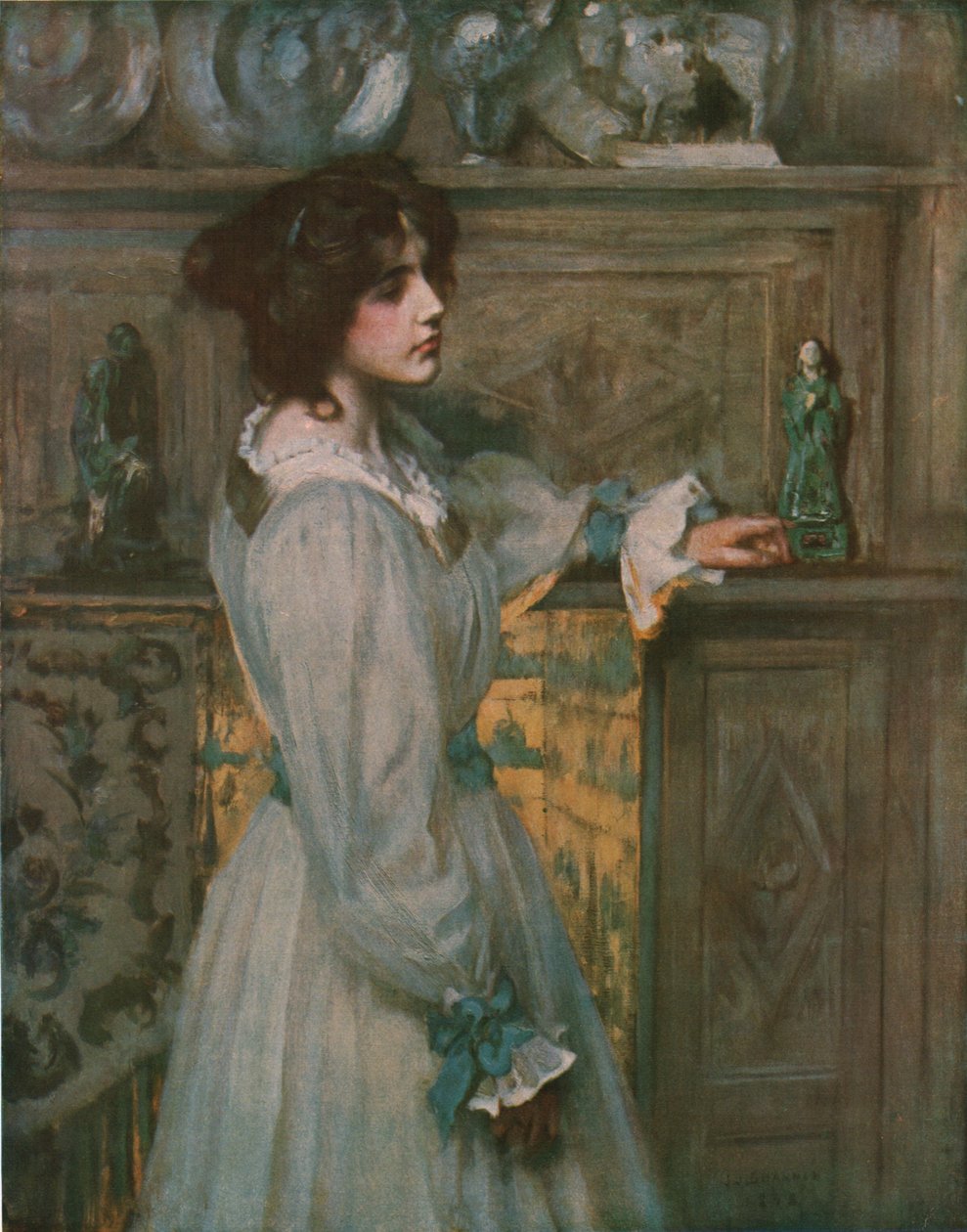 Haaveilu, 1898, c1930. tekijältä James Jebusa Shannon