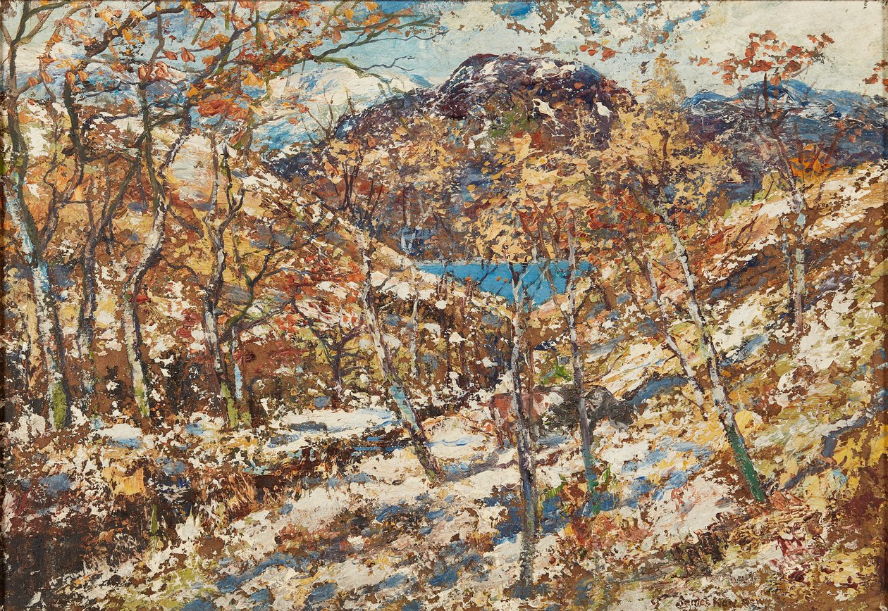 Syksy - Scottish Highlands (öljy aluksella) tekijältä James Kay