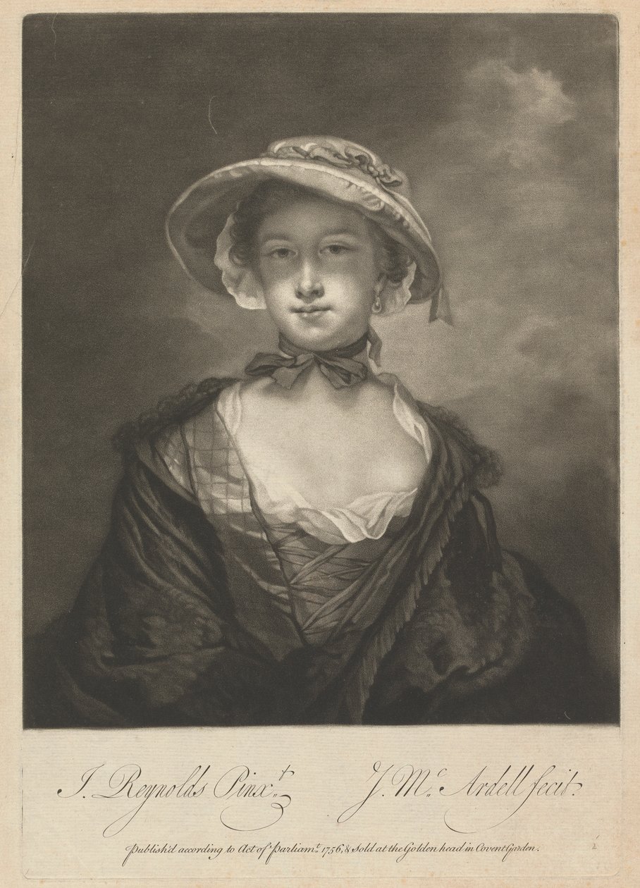 Catherine Chambers (os Moore) tekijältä James McArdell