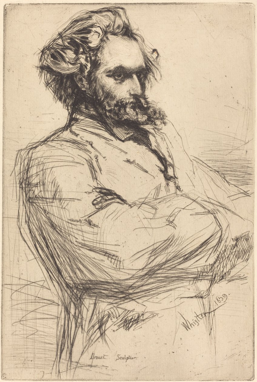 C.L. Drouet, kuvanveistäjä tekijältä James Abbott McNeill Whistler
