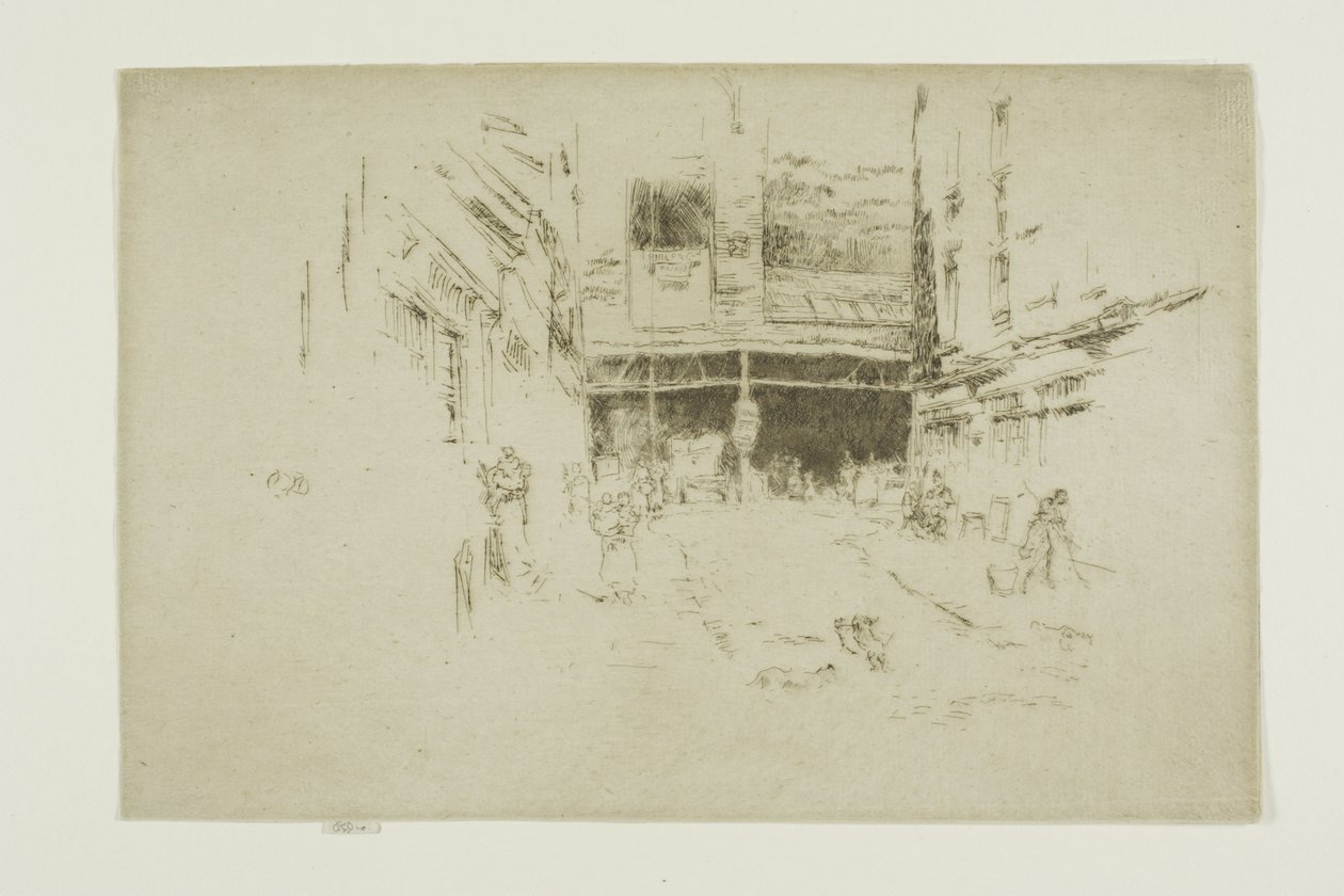 Vaatteidenvaihto, Houndsditch, nro 1 tekijältä James Abbott McNeill Whistler
