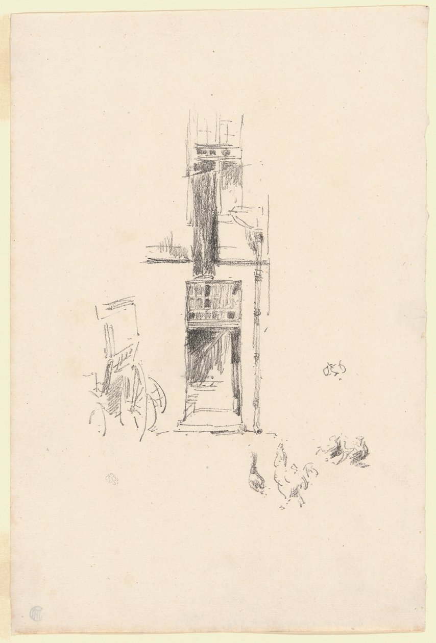 Kukot ja kanat, Hôtel Colbert tekijältä James Abbott McNeill Whistler