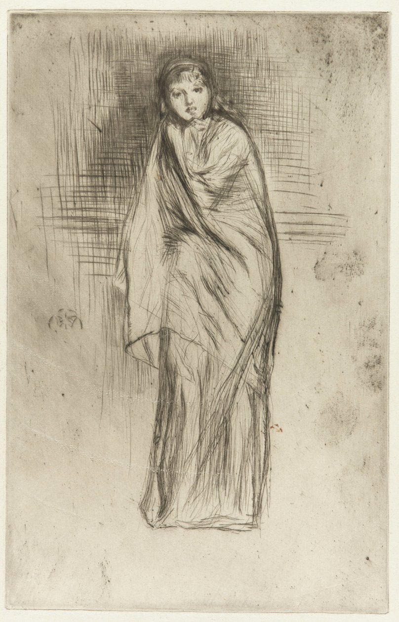 Drapoitu malli tekijältä James Abbott McNeill Whistler
