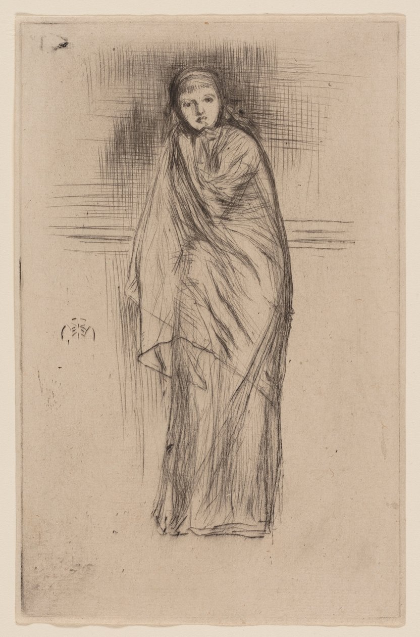 Drapoitu malli tekijältä James Abbott McNeill Whistler