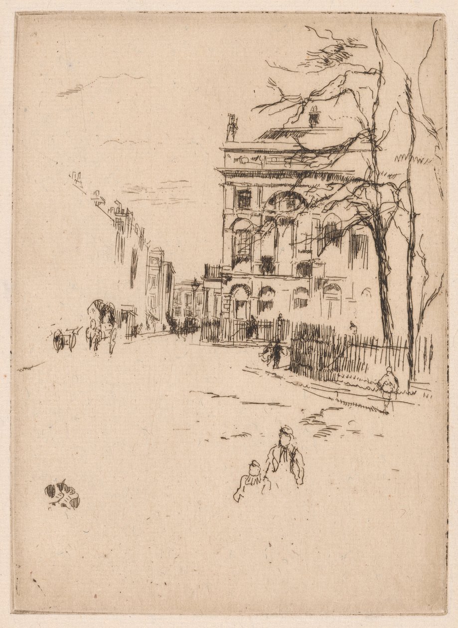 Fitzroyn aukio tekijältä James Abbott McNeill Whistler