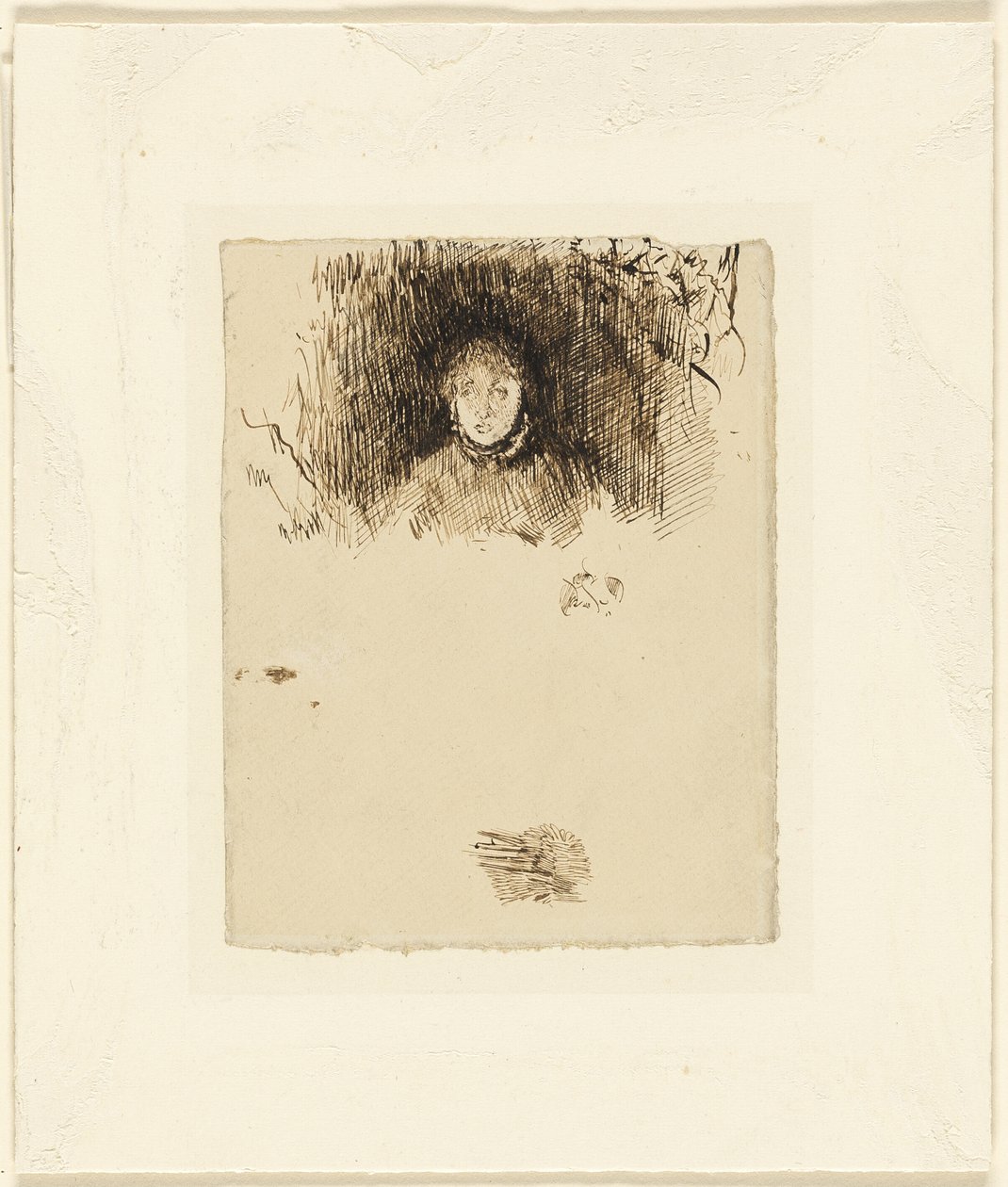 Tytön pää tekijältä James McNeill Whistler