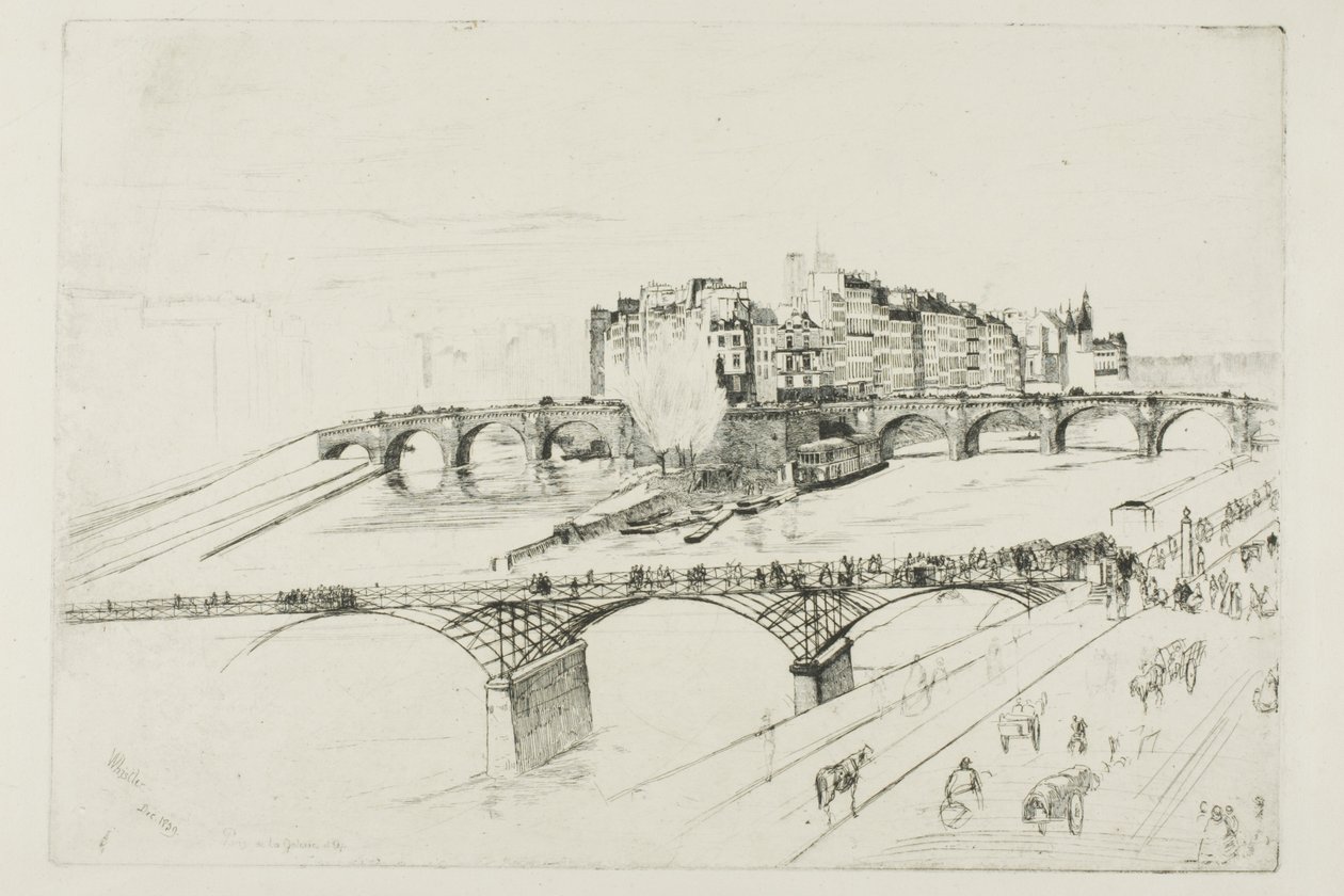 Isle of the City, Pariisi tekijältä James Abbott McNeill Whistler