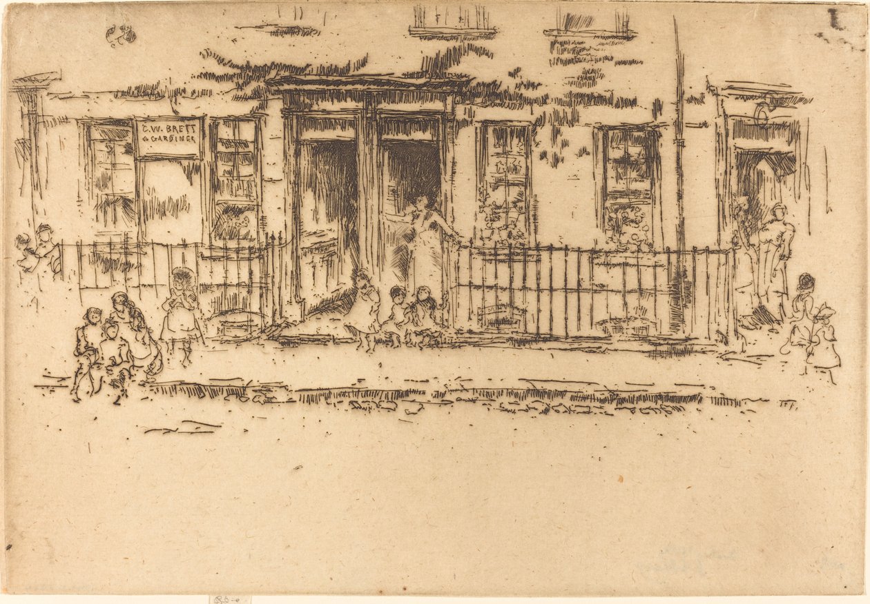 Justice Walk - Chelsea tekijältä James Abbott McNeill Whistler