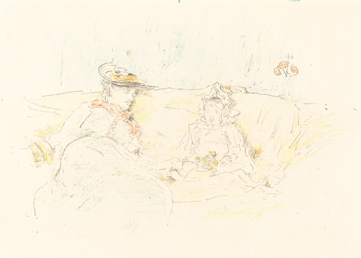 Nainen ja lapsi tekijältä James Abbott McNeill Whistler