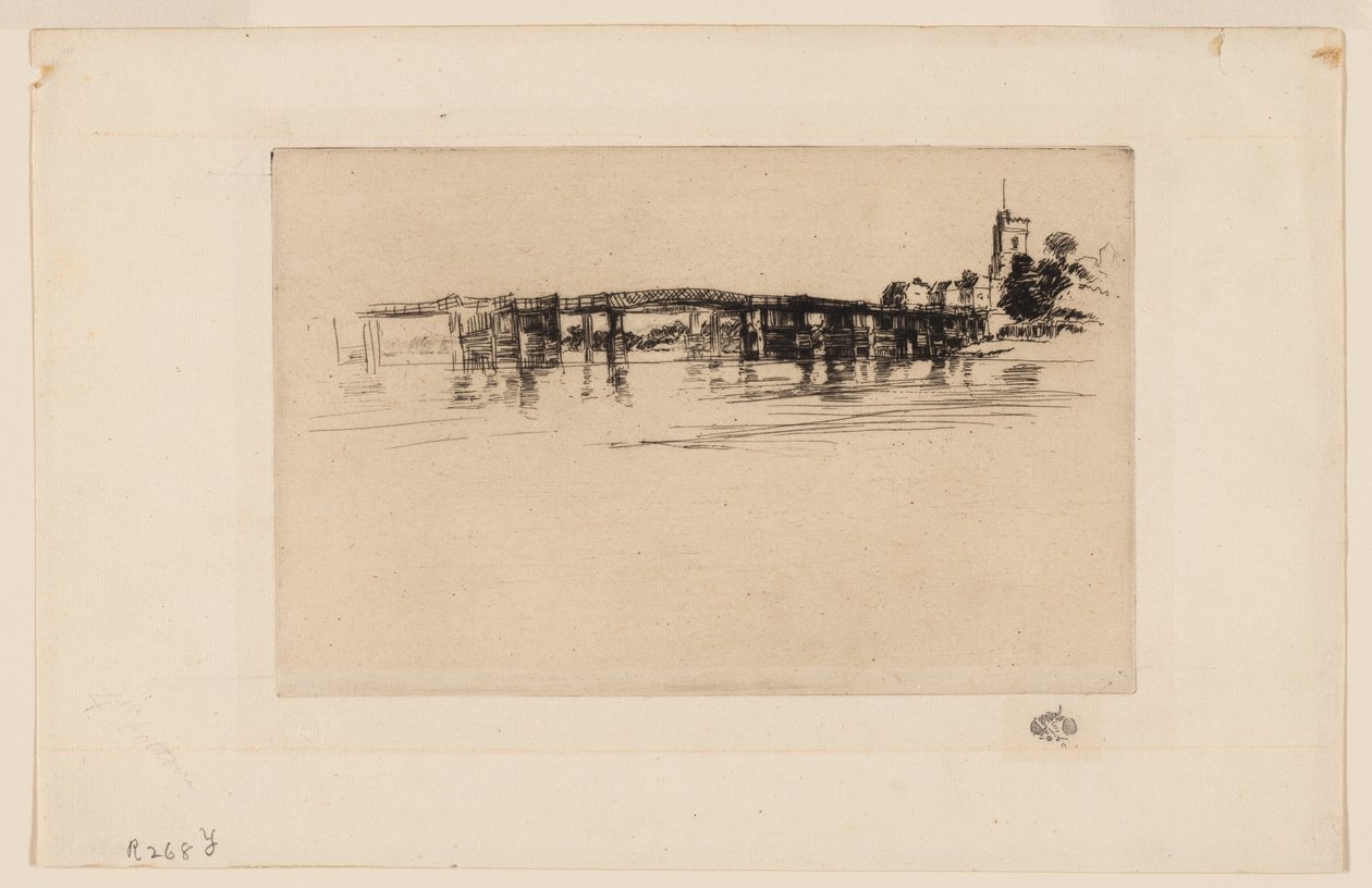 Little Putney Bridge tekijältä James Abbott McNeill Whistler