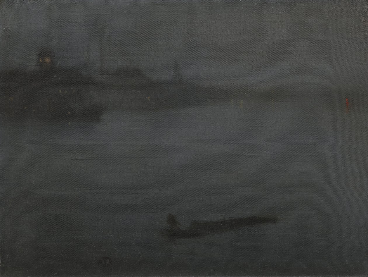 Nokturne sinisenä ja hopeana tekijältä James Abbott McNeill Whistler