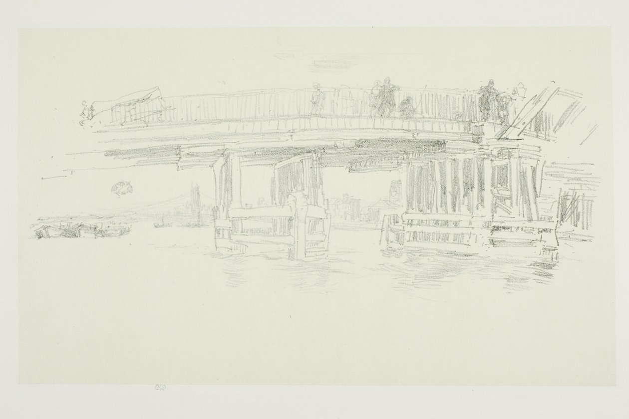 Vanha Battersean silta tekijältä James McNeill Whistler