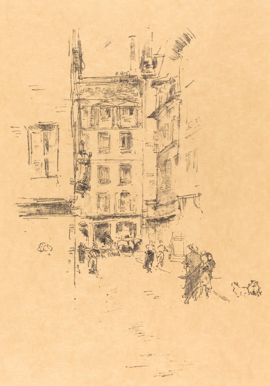 Rue Furstenburg tekijältä James Abbott McNeill Whistler