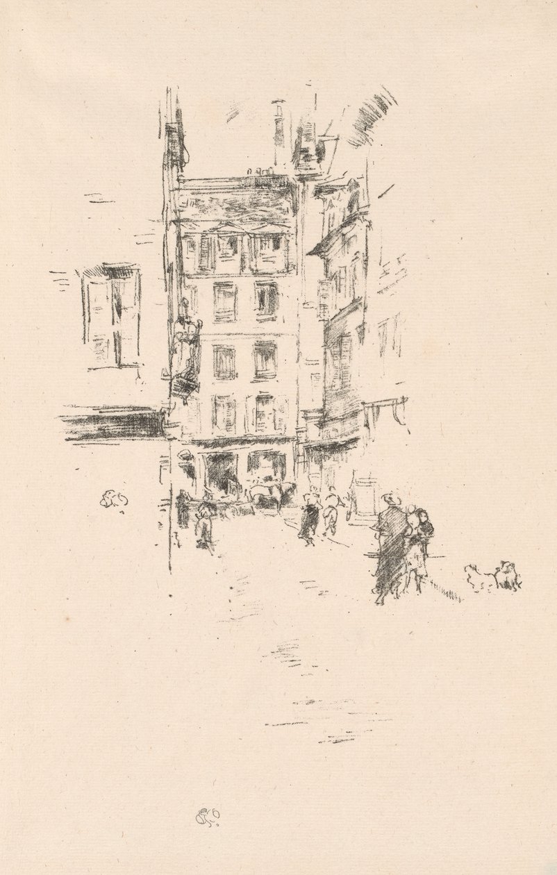 Rue Furstenburg tekijältä James Abbott McNeill Whistler