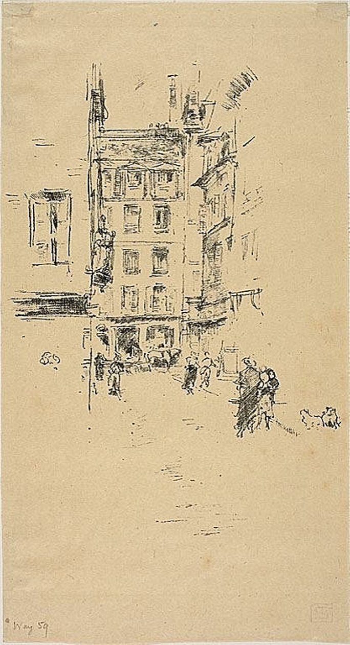 Rue Furstenburg tekijältä James Abbott McNeill Whistler