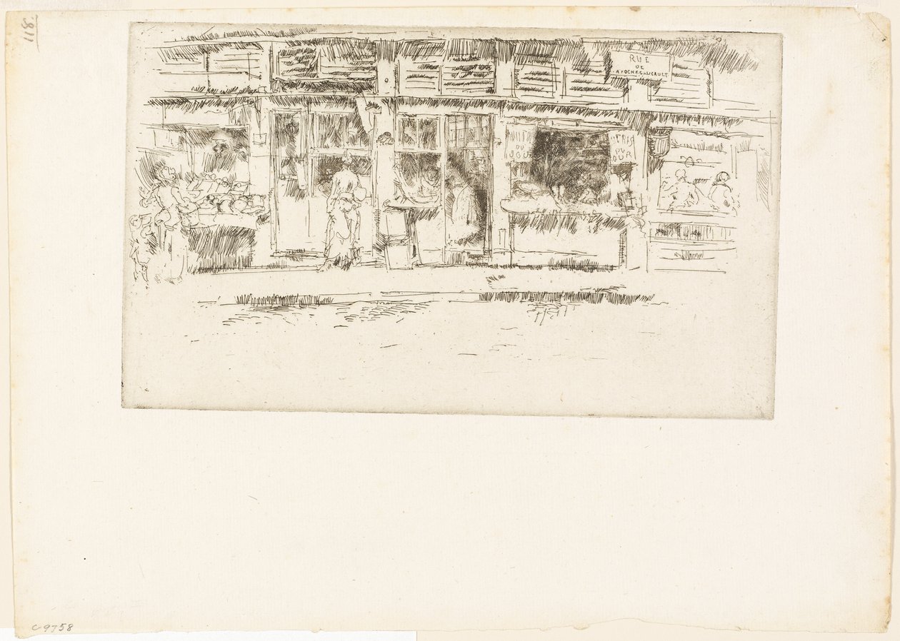 Rue de la Rochefoucauld tekijältä James Abbott McNeill Whistler