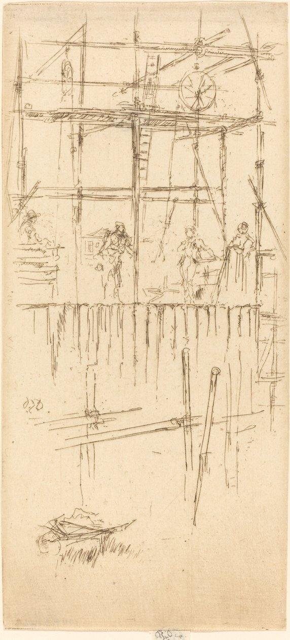 Savoyn rakennustelineet tekijältä James Abbott McNeill Whistler
