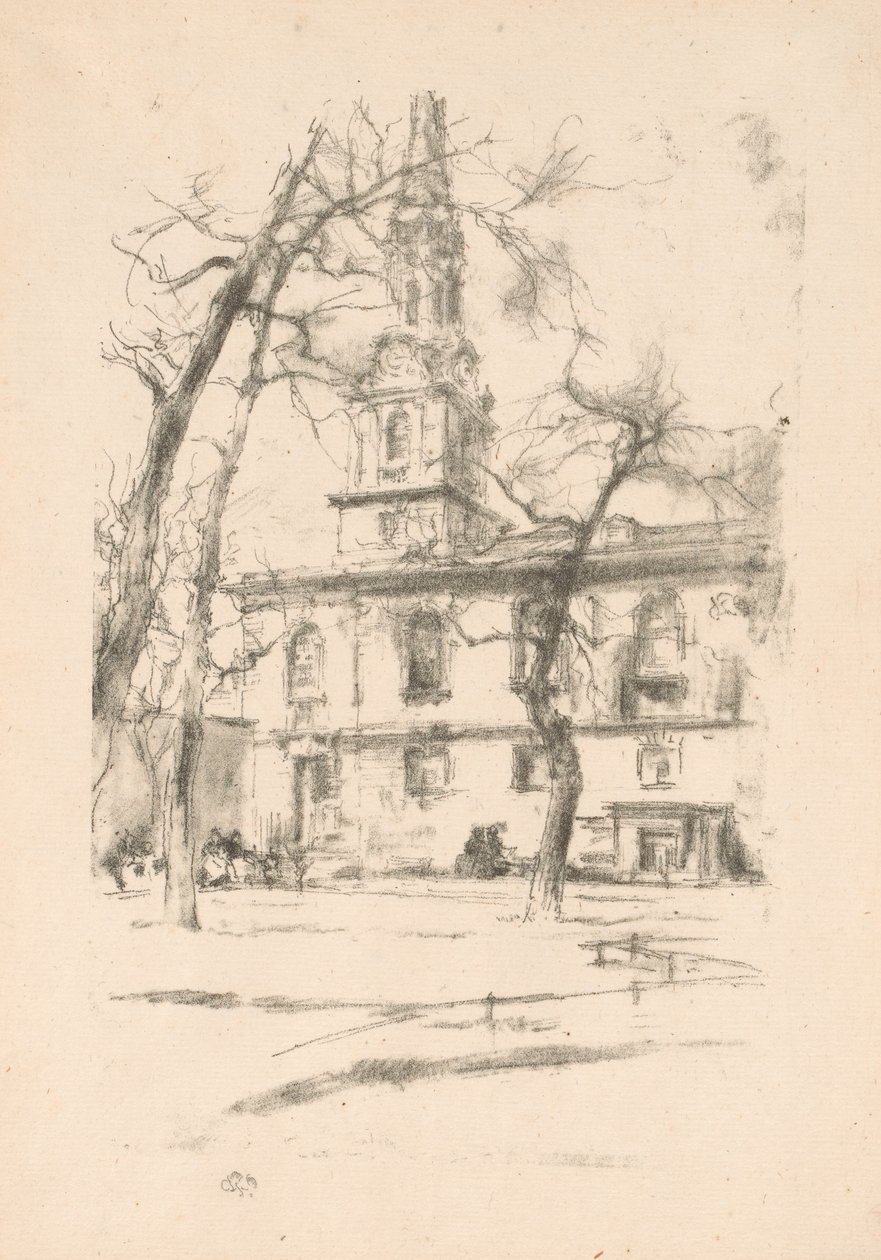 St. Giles-in-the-Fields tekijältä James Abbott McNeill Whistler