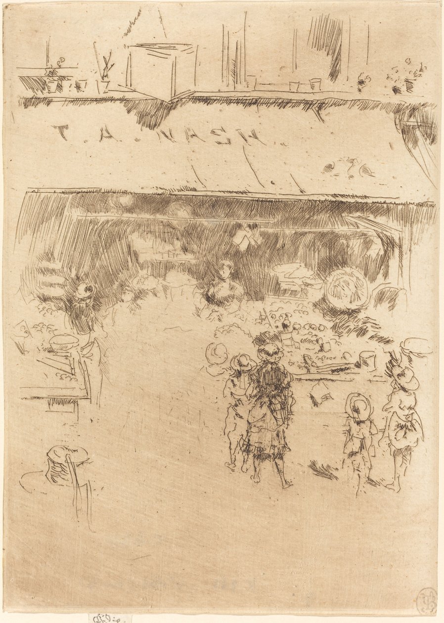 T.A. Nashin hedelmäkauppa tekijältä James Abbott McNeill Whistler