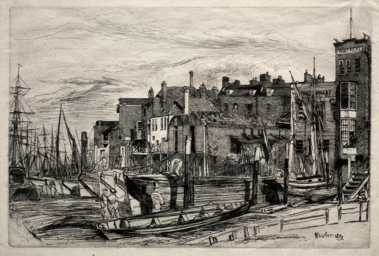 Thamesin poliisi tekijältä James McNeill Whistler