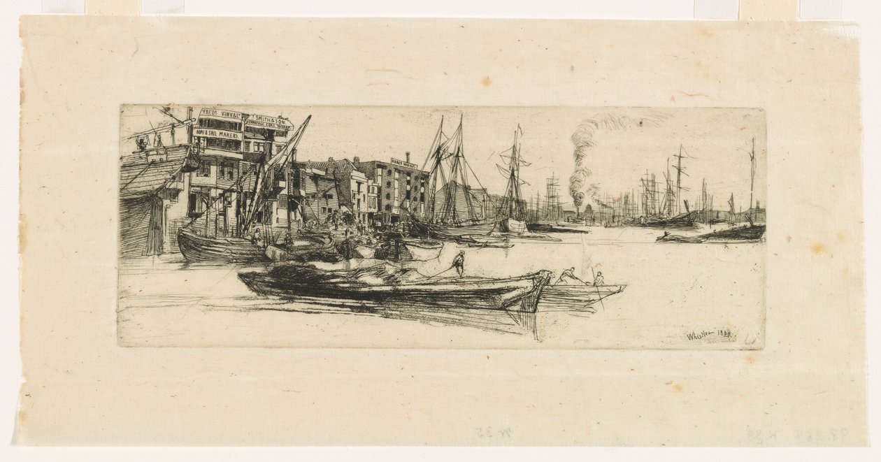 Thamesin varastot tekijältä James Abbott McNeill Whistler