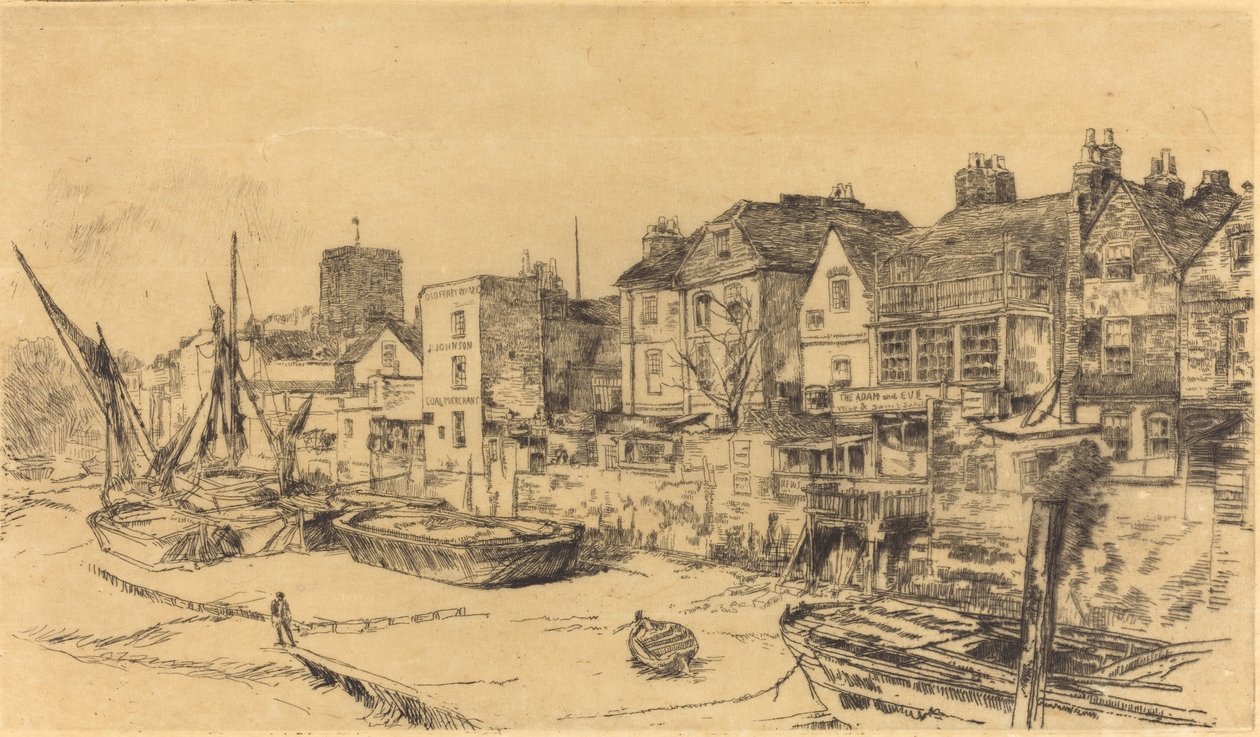 "Aadam ja Eeva", Old Chelsea tekijältä James Abbott McNeill Whistler