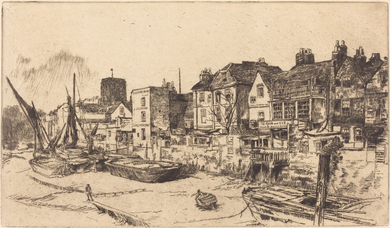 "Aadam ja Eeva", Old Chelsea tekijältä James Abbott McNeill Whistler