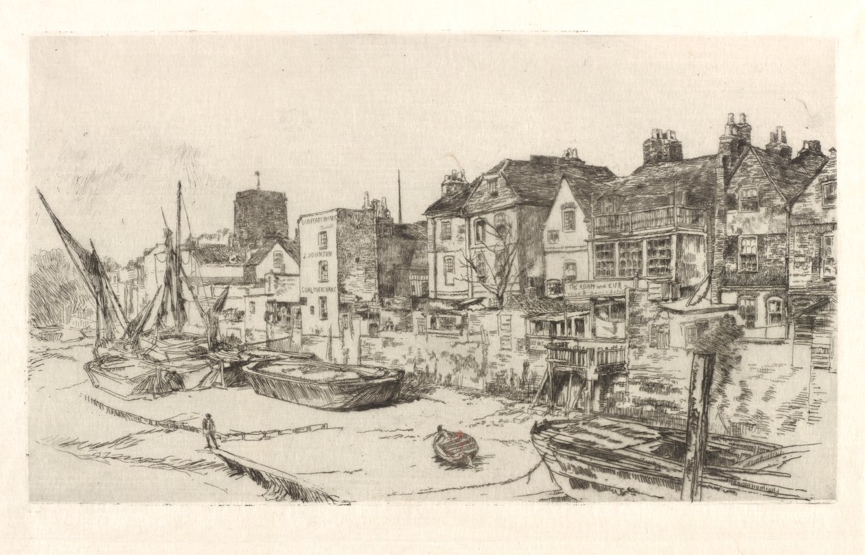 "Aadam ja Eeva", Old Chelsea tekijältä James Abbott McNeill Whistler