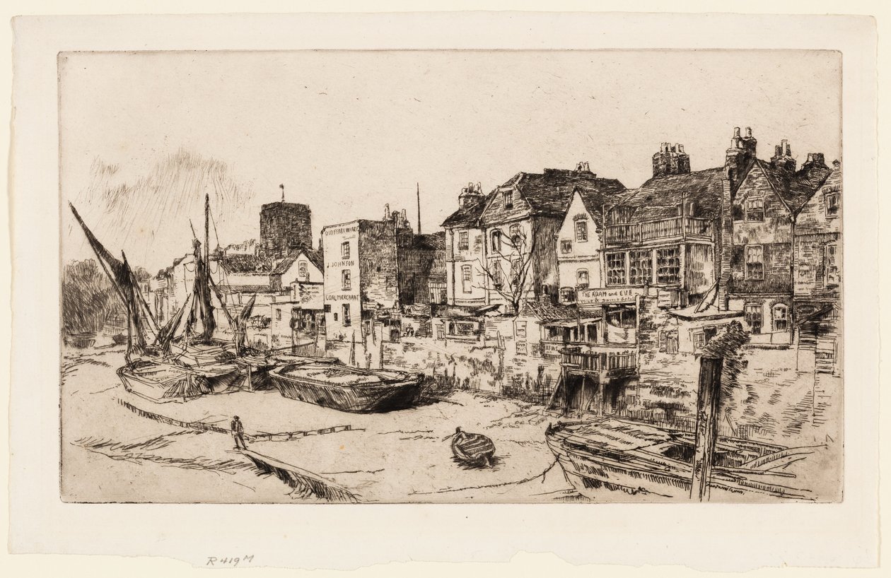 "Aadam ja Eeva", Old Chelsea tekijältä James Abbott McNeill Whistler