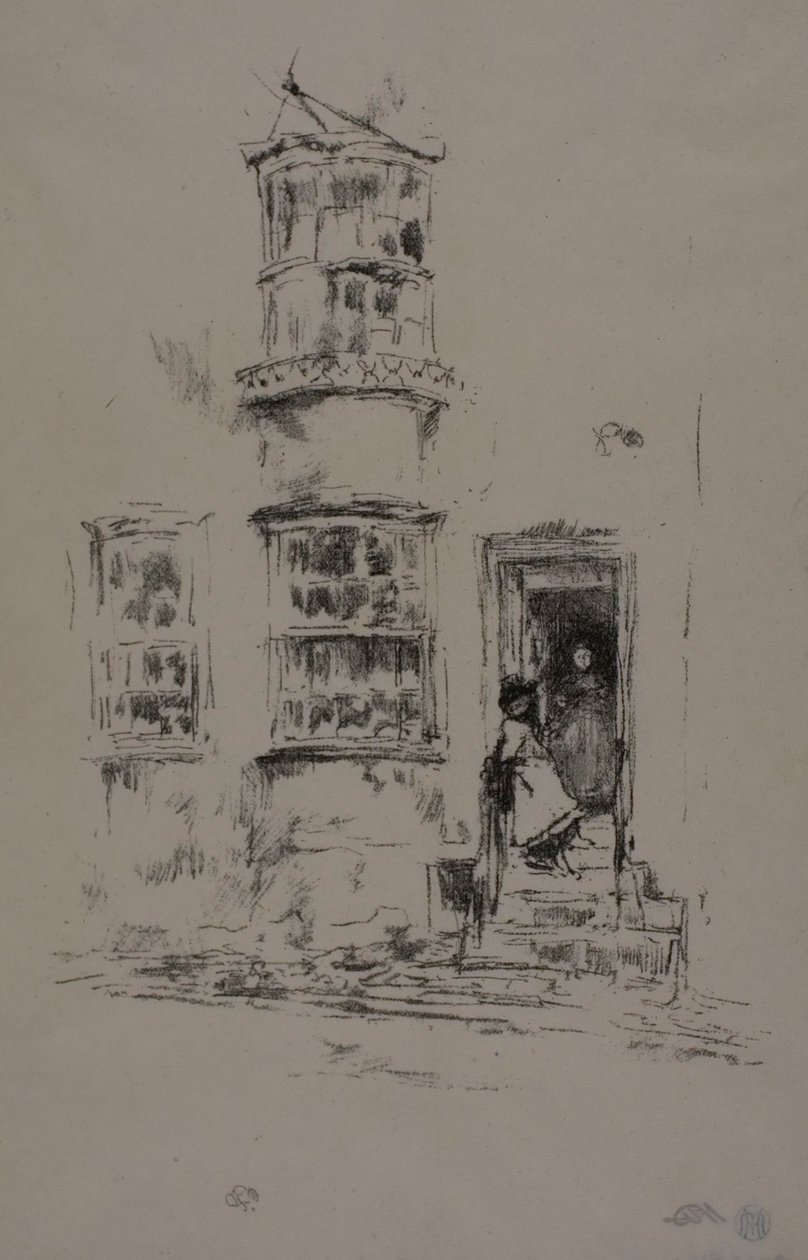 Pienet askeleet, Lyme Regis tekijältä James Abbott McNeill Whistler