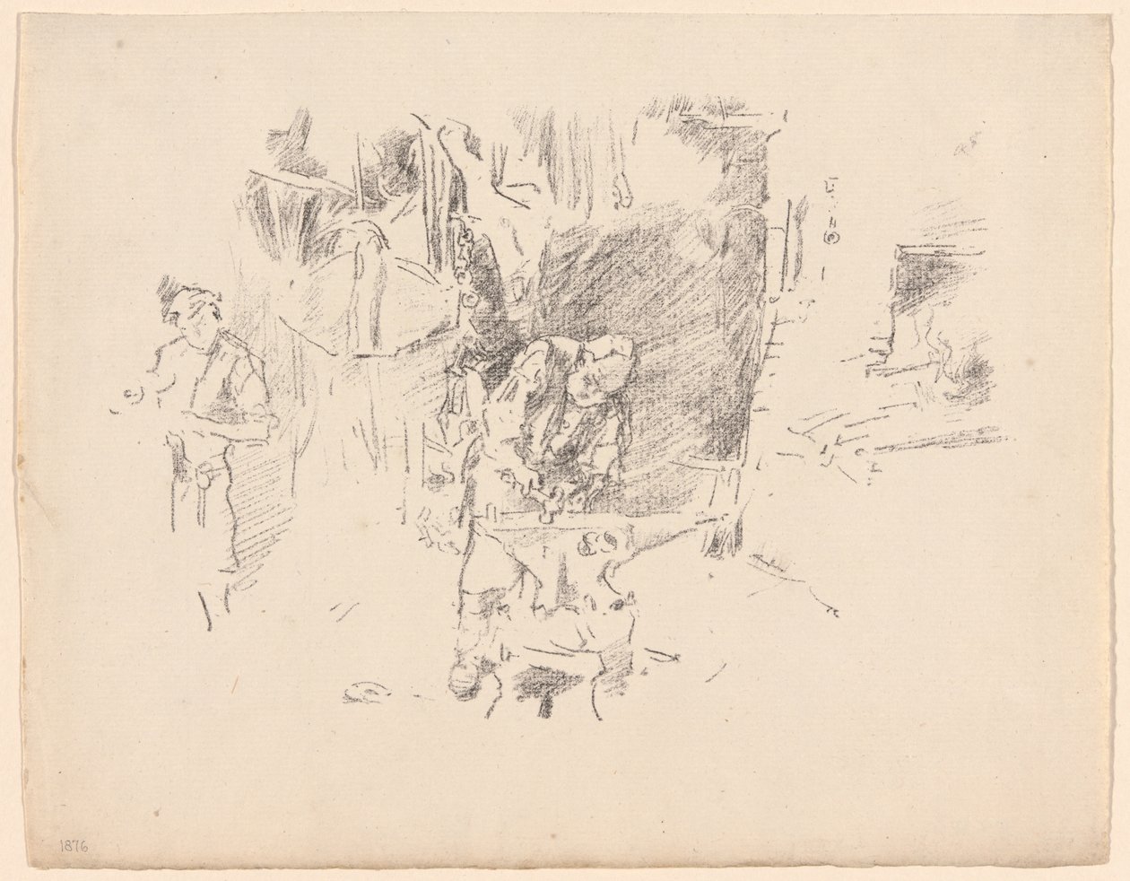 Aurinkoinen sepänliike tekijältä James McNeill Whistler