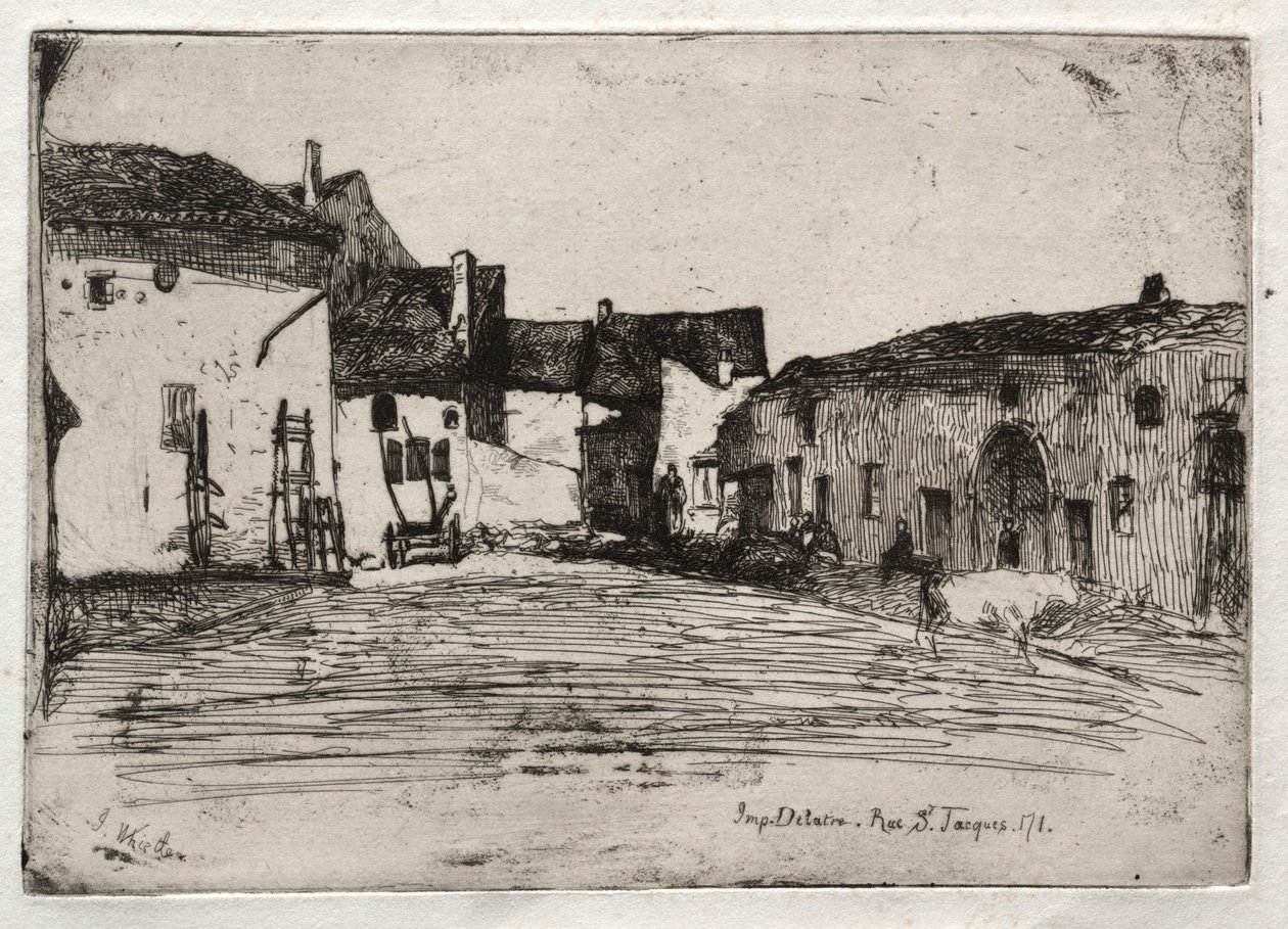 Kaksitoista kaiverrusta luonnosta:  Liverdun tekijältä James McNeill Whistler