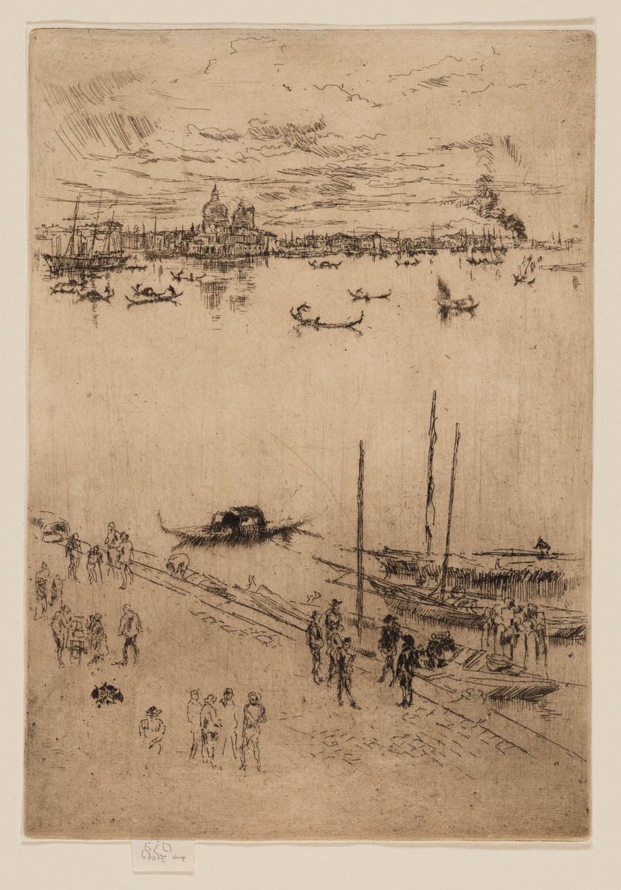 Pystysuora Venetsia tekijältä James Abbott McNeill Whistler