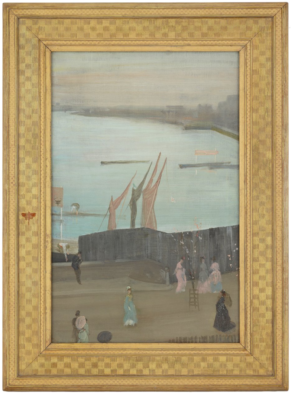 Muunnelmia vaaleanpunaisesta ja harmaasta: Chelsea tekijältä James Abbott McNeill Whistler