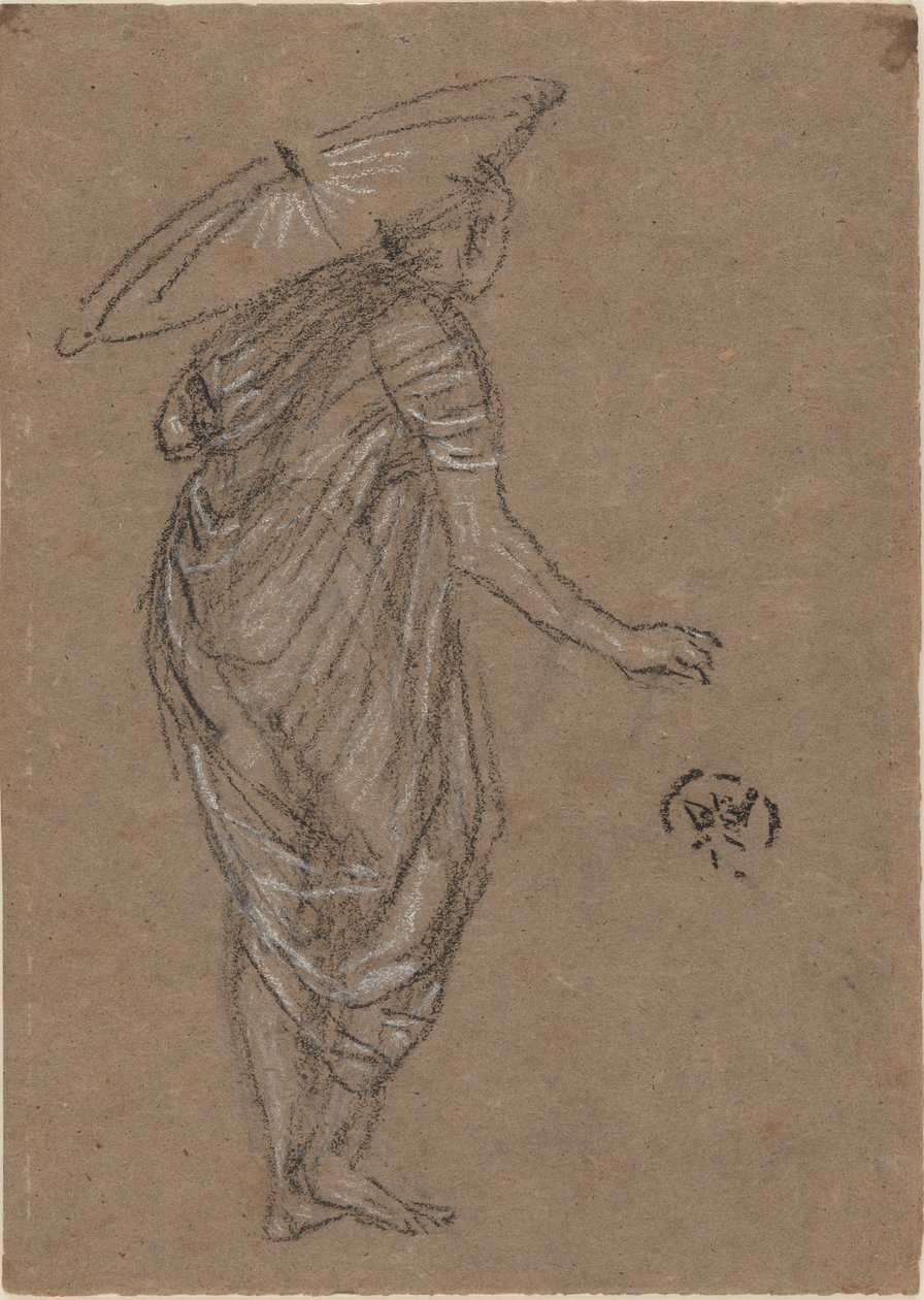 Nainen päivänvarjolla tekijältä James Abbott McNeill Whistler
