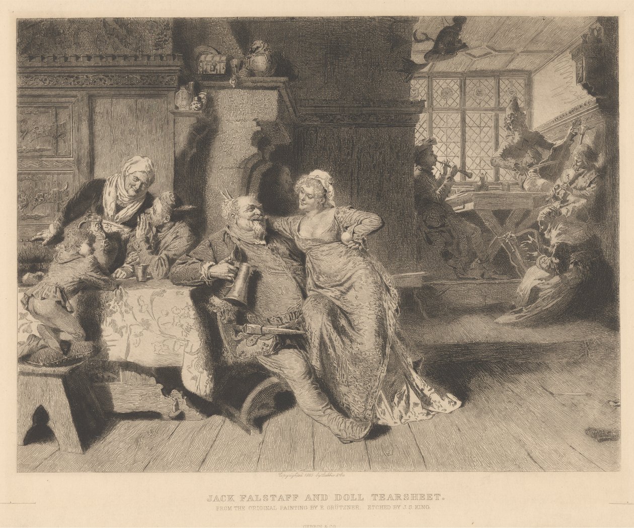 Jack Falstaff ja Doll Tearsheet tekijältä James S. King