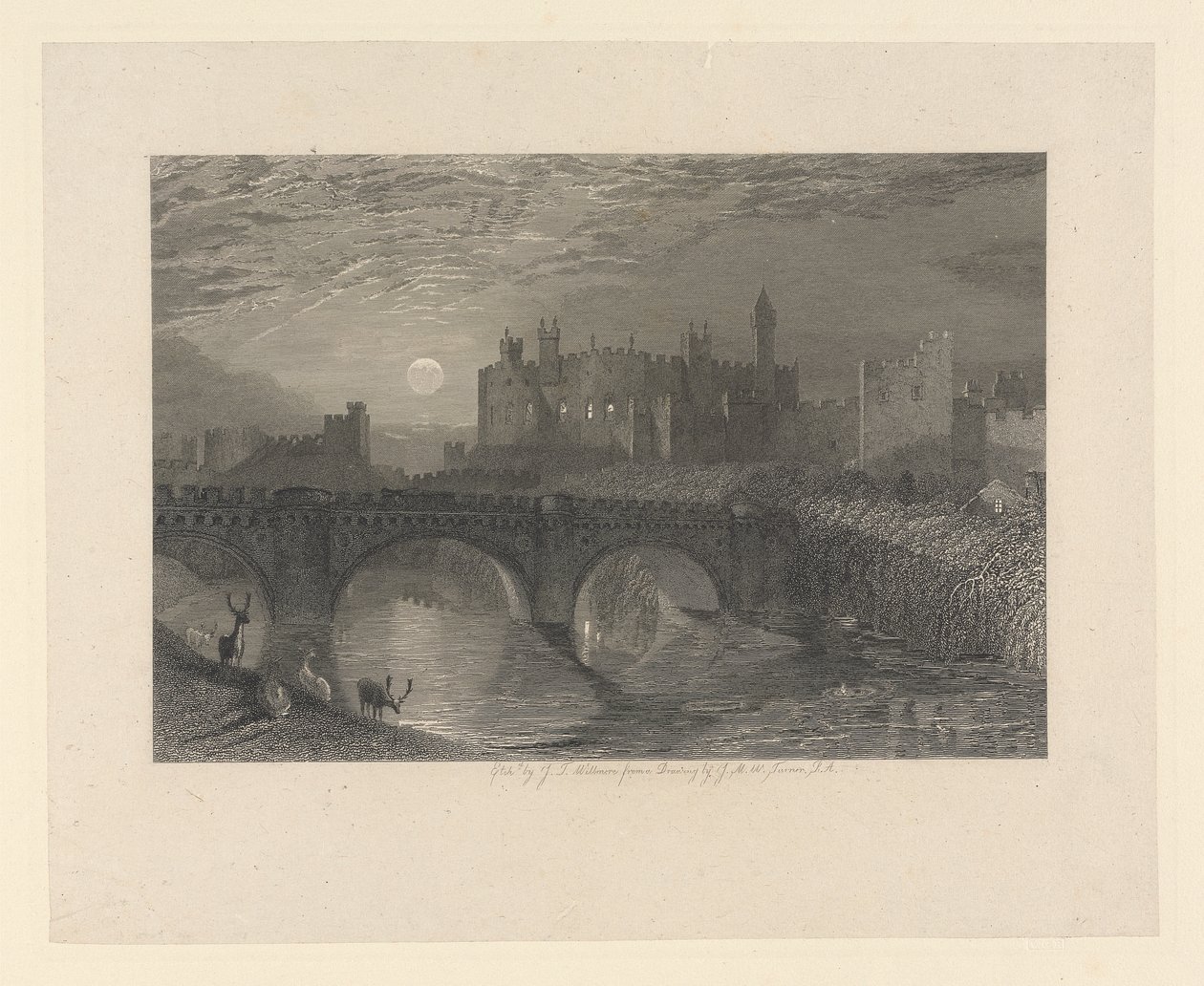 Alnwickin linna, Northumberland tekijältä James T. Willmore