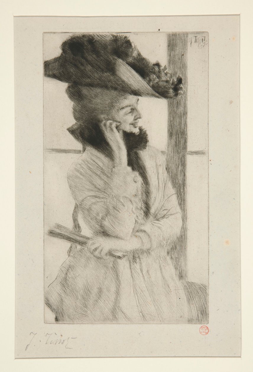 Ikkunalla tekijältä James Tissot