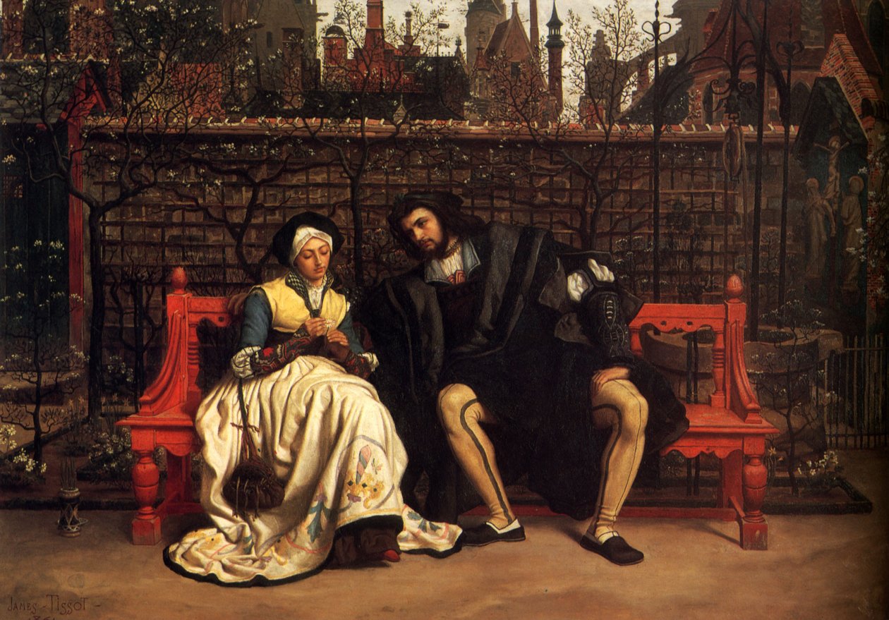 Faust ja Marguerite puutarhassa tekijältä James Tissot