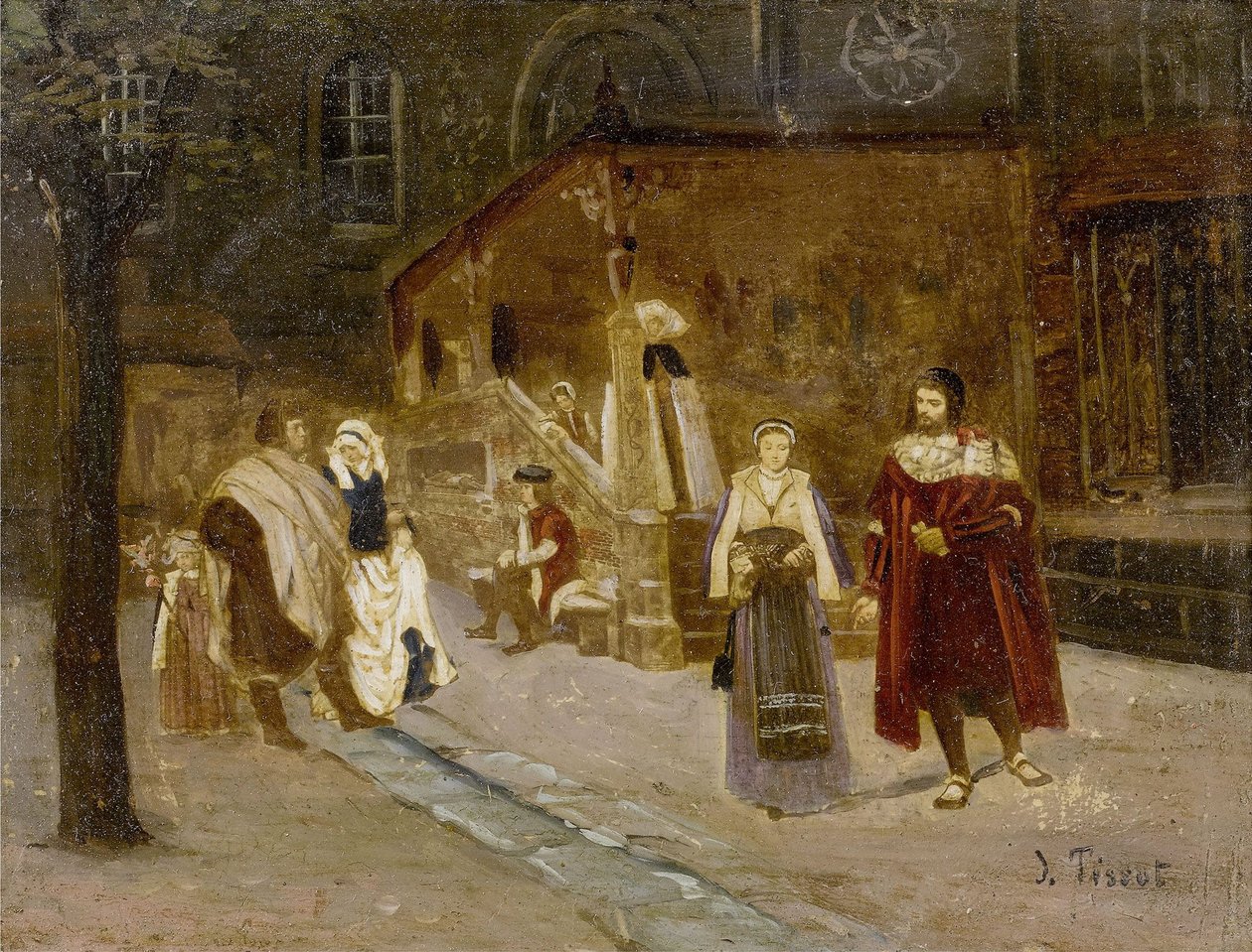 James Tissot Faust ja Margarethe tekijältä James Tissot