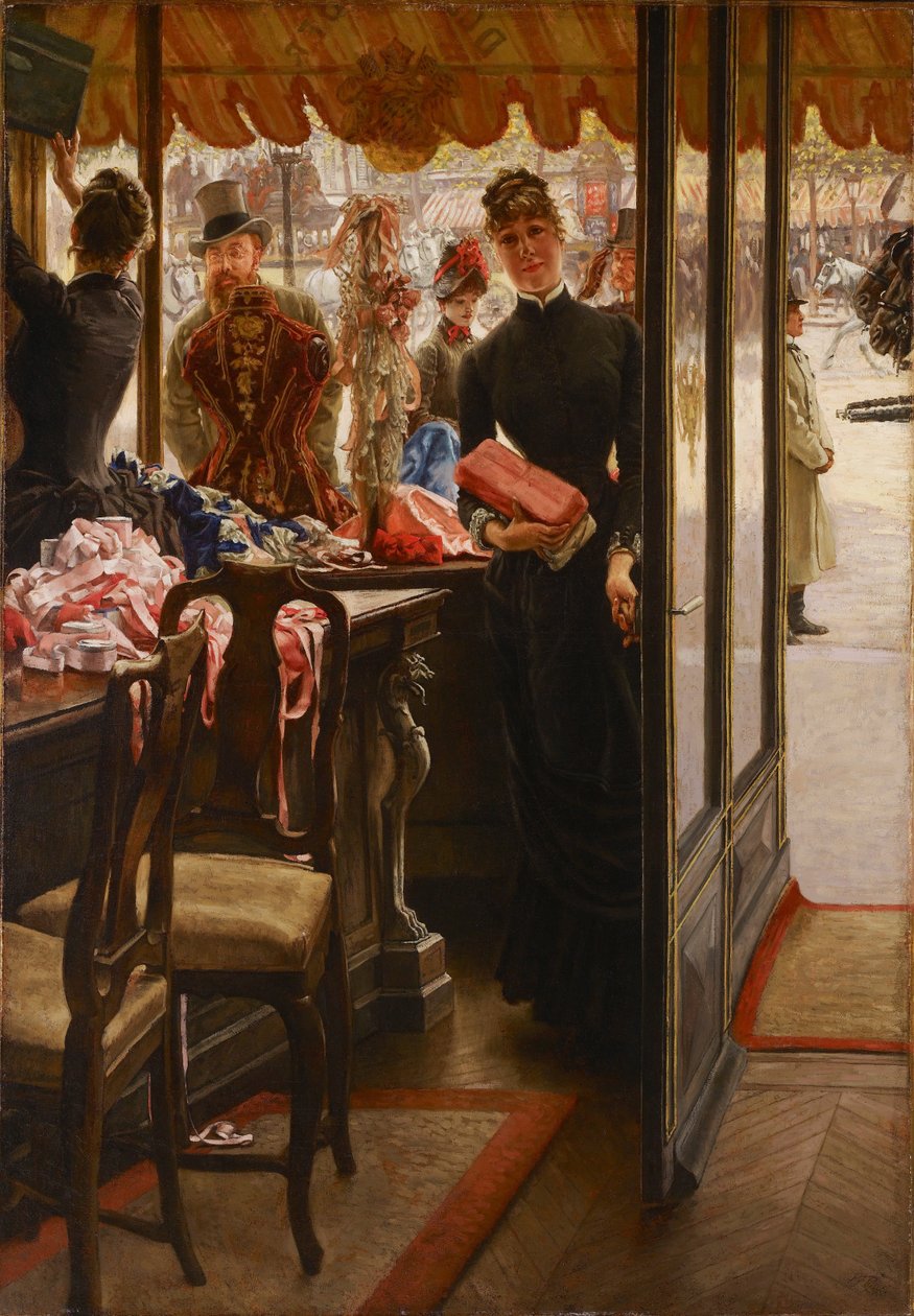Myymälätyttö tekijältä James Tissot