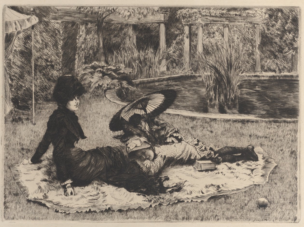 Ruoholla, 1880. tekijältä James Tissot