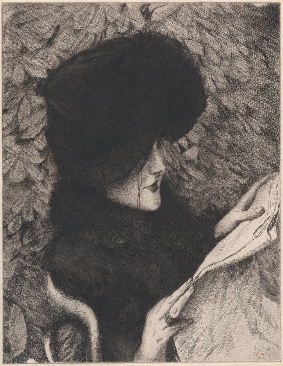 Sanomalehti, 1883. tekijältä James Tissot