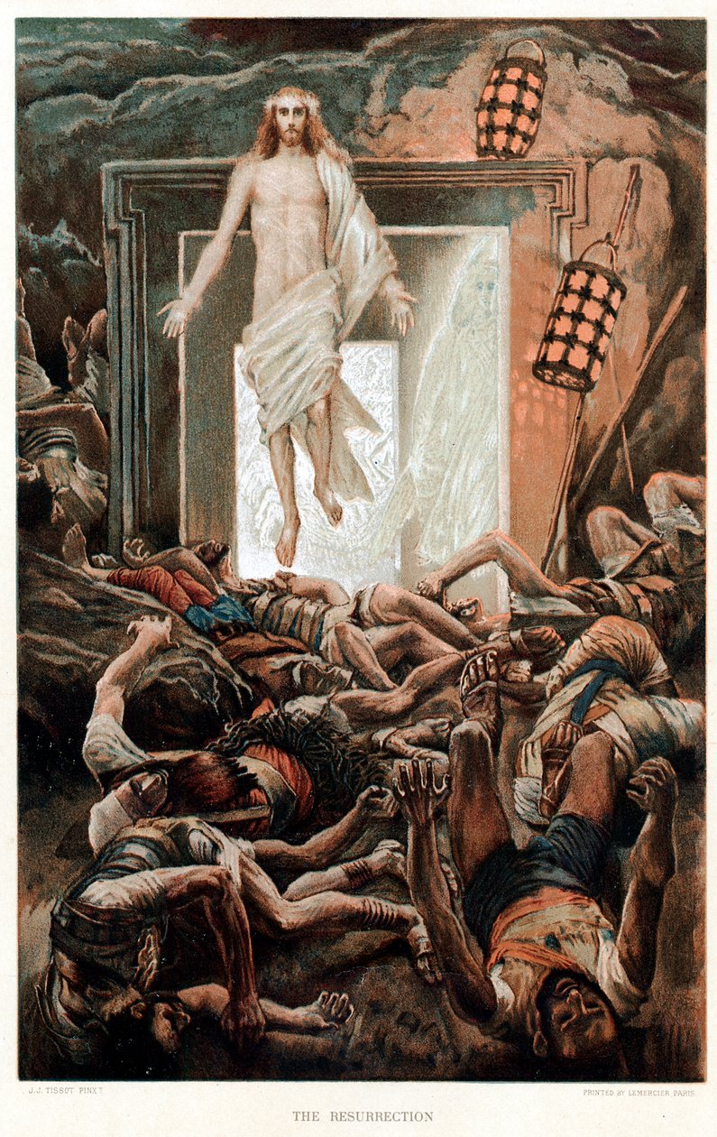Ylösnousemus, 1890 tekijältä James Tissot