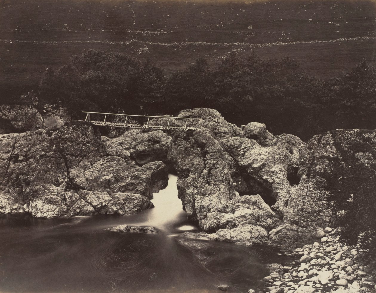 Shepherds Bridge lähellä Forest Lodgea, 1871. tekijältä James Valentine