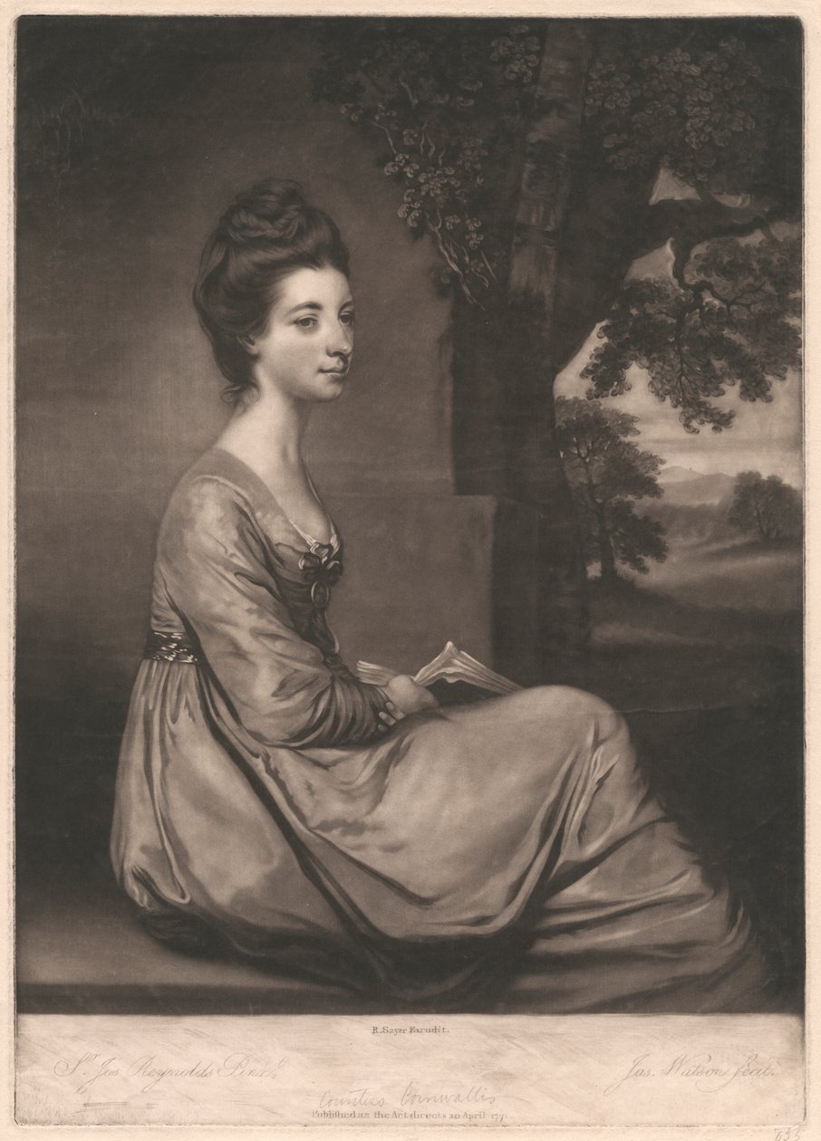 Jemima, kreivitär Cornwallis tekijältä James Watson