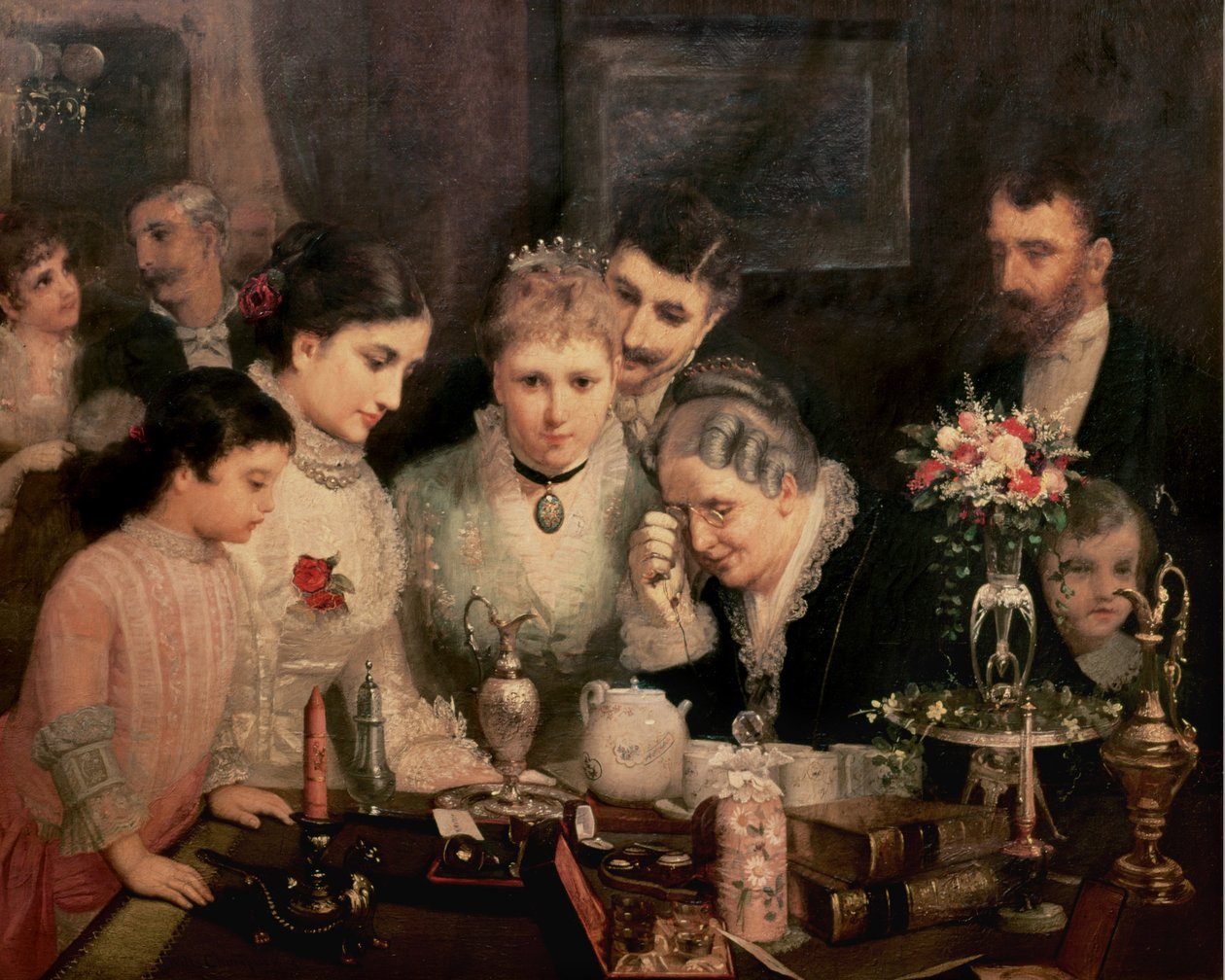 Häälahjat, n. 1880 tekijältä James Wells Champney